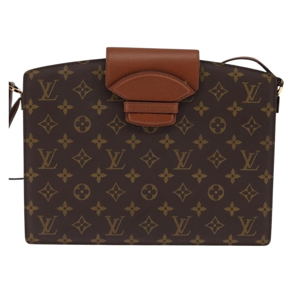 Louis Vuitton Monogram Kurcell Shoulder Bag Brown